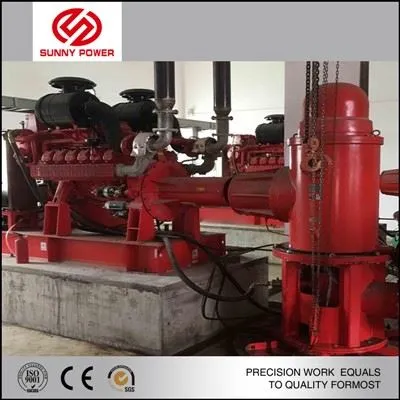 Vatrogasna pumpa za duboke bunare dizel motora